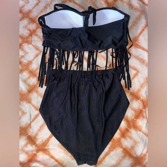 Fringed Two Piece Swimsuit - Picture 2 of 6